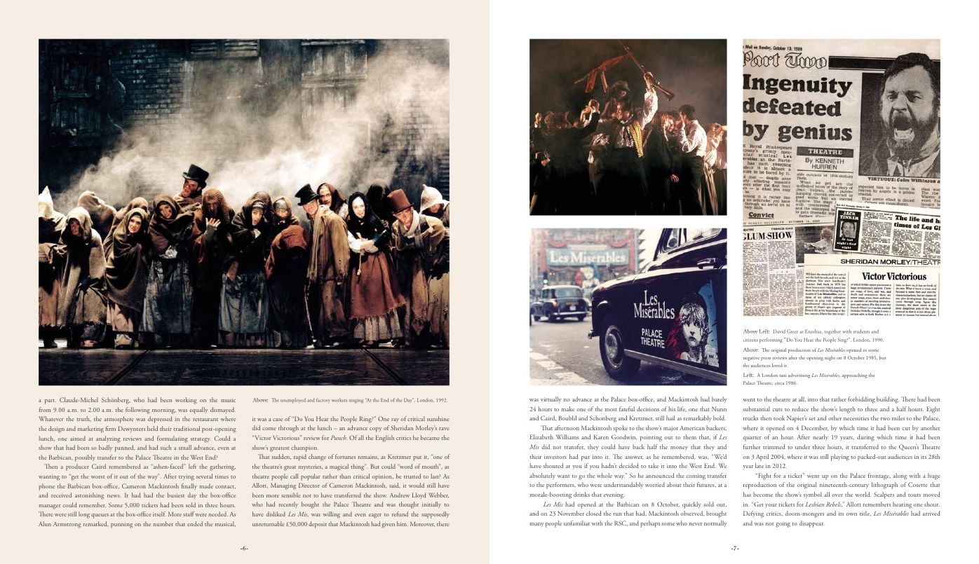 Les Miserables: The Story of the World's Longest Running Musical in Words, Pictures and Rare Memorabilia