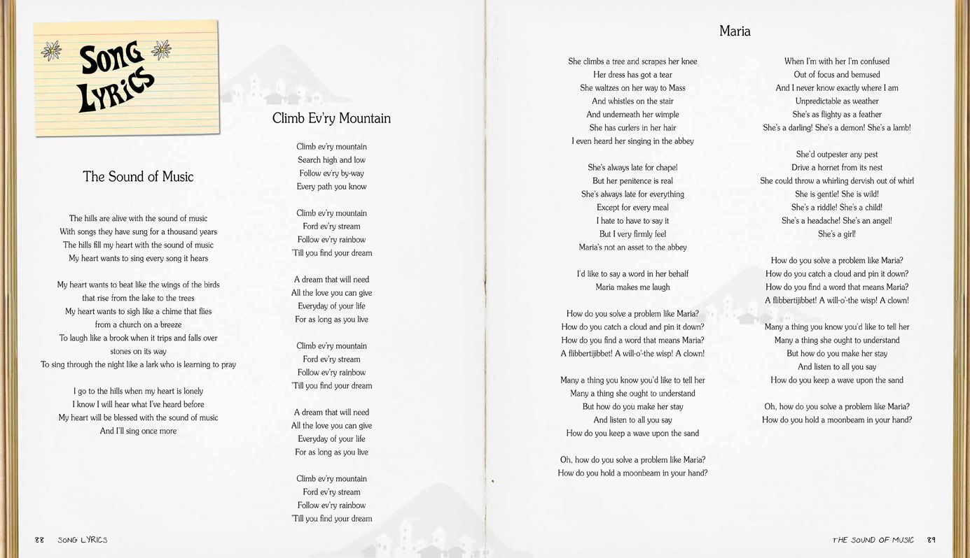 The Sound of Music Family Scrapbook