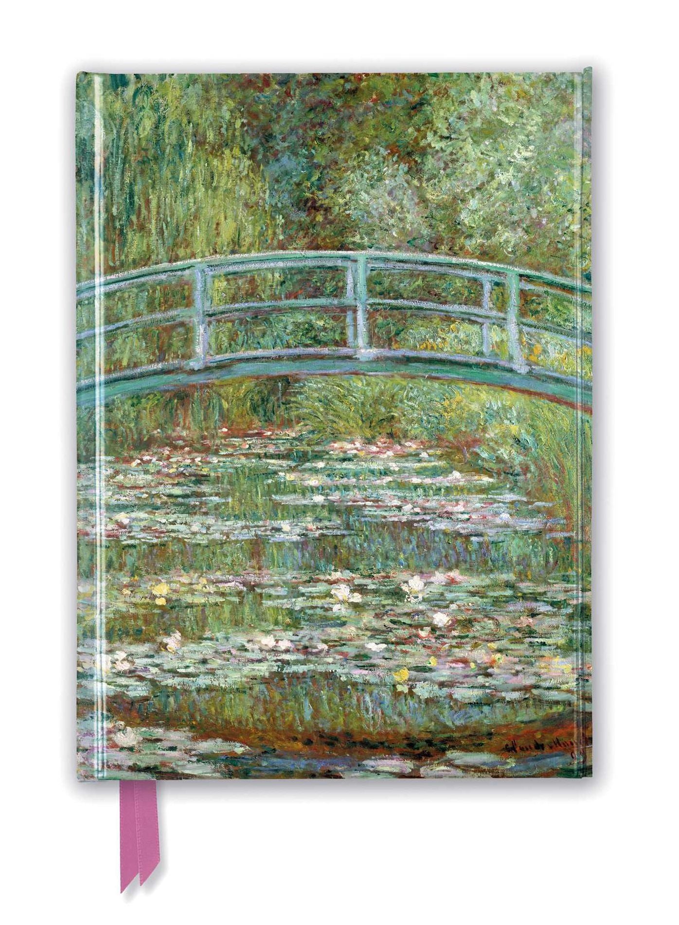 Claude Monet: Bridge Over a Pond of Water Lilies (Foiled Journal)