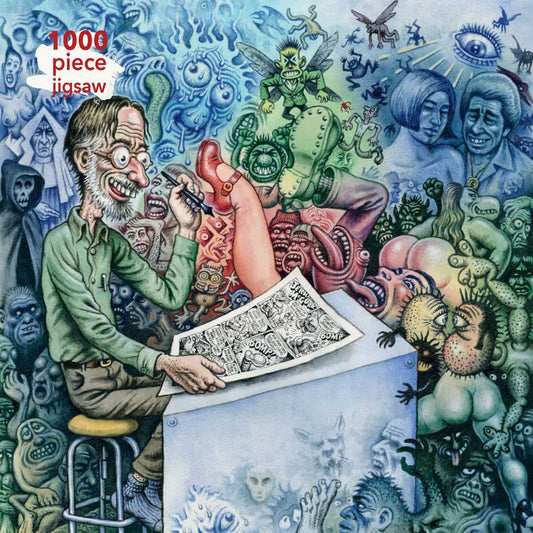 Adult Jigsaw Puzzle R. Crumb: Who's Afraid of Robert Crumb?: 1000-piece Jigsaw Puzzles