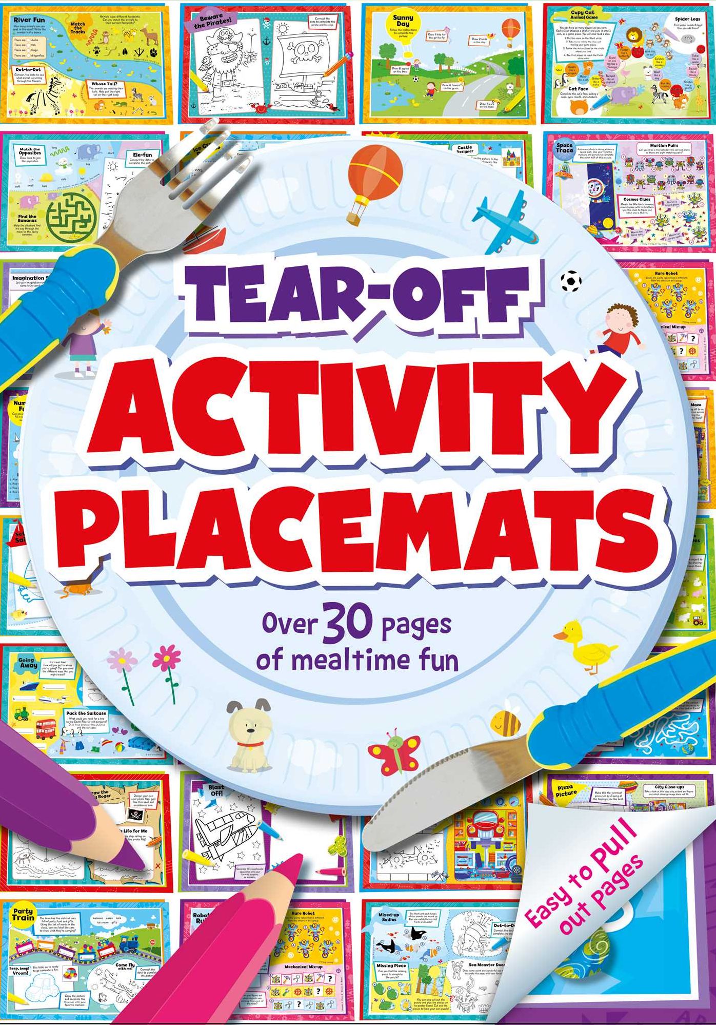 Tear-Off Activity Placemats: Over 30 pages of mealtime fun