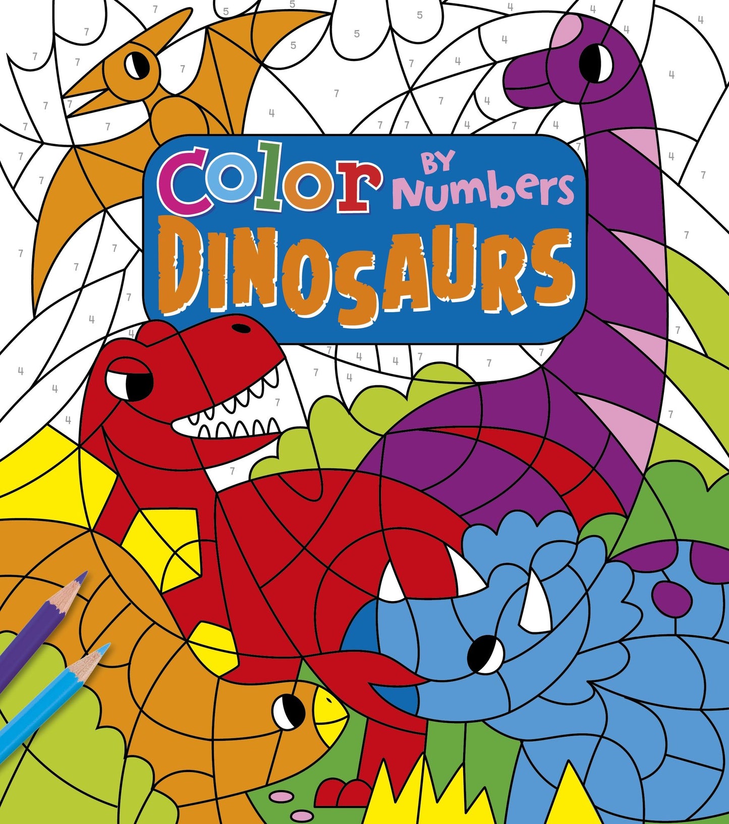 Color by Numbers: Dinosaurs