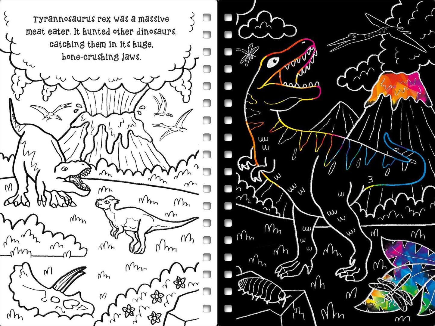Scratch Art: Dinosaurs