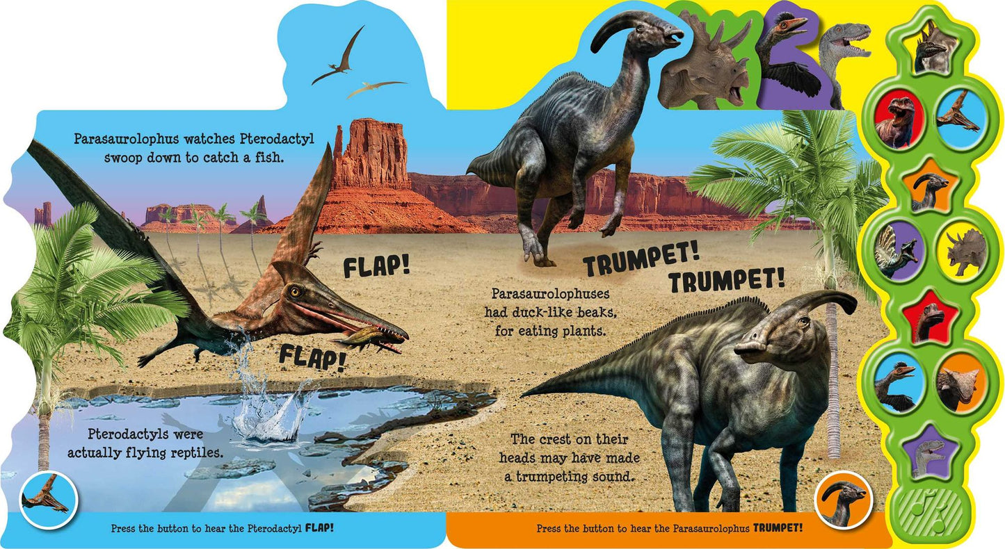 Awesome Dinosaurs: Interactive Children's Sound Book with 10 Buttons