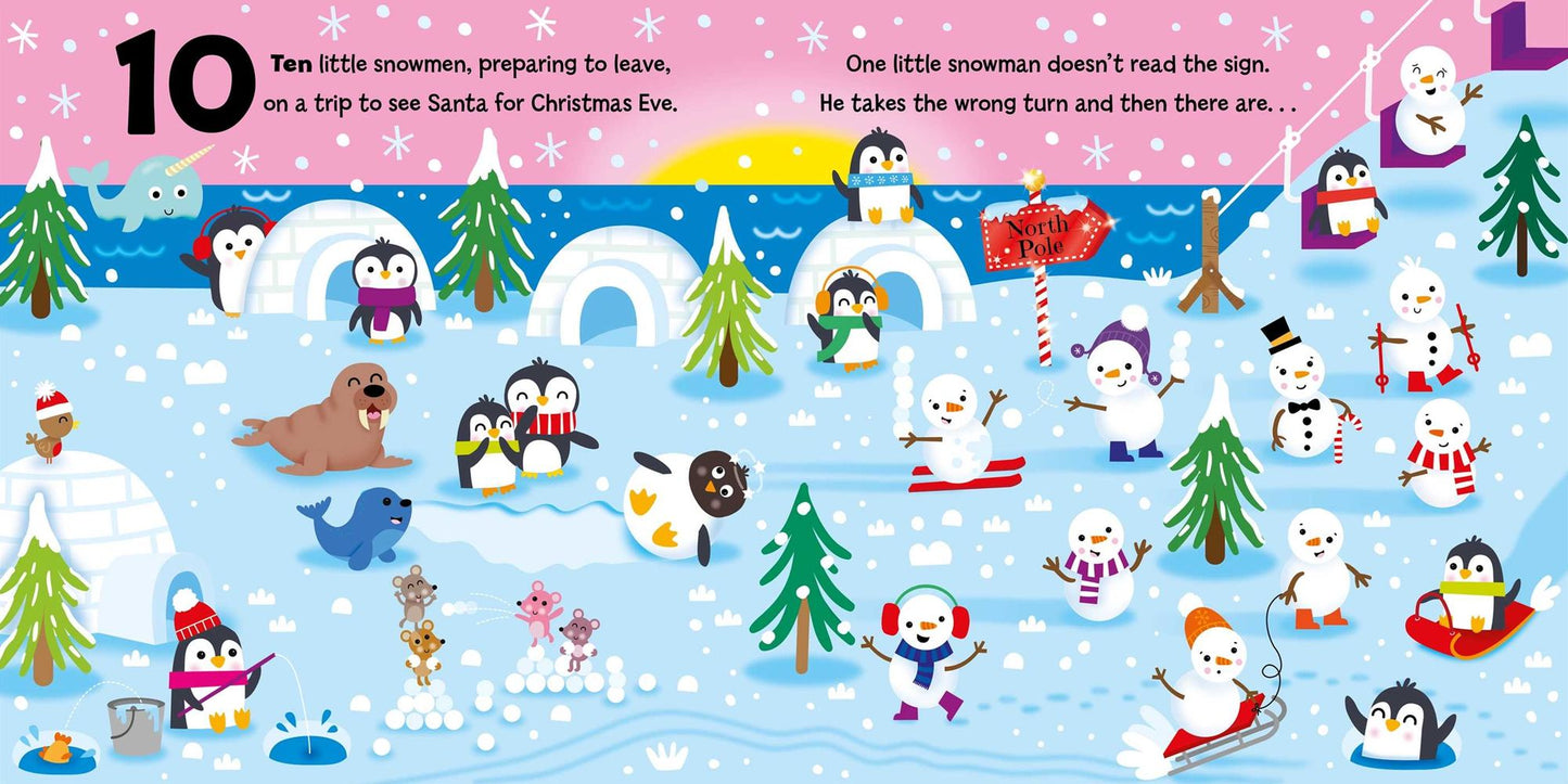 10 Little Snowmen