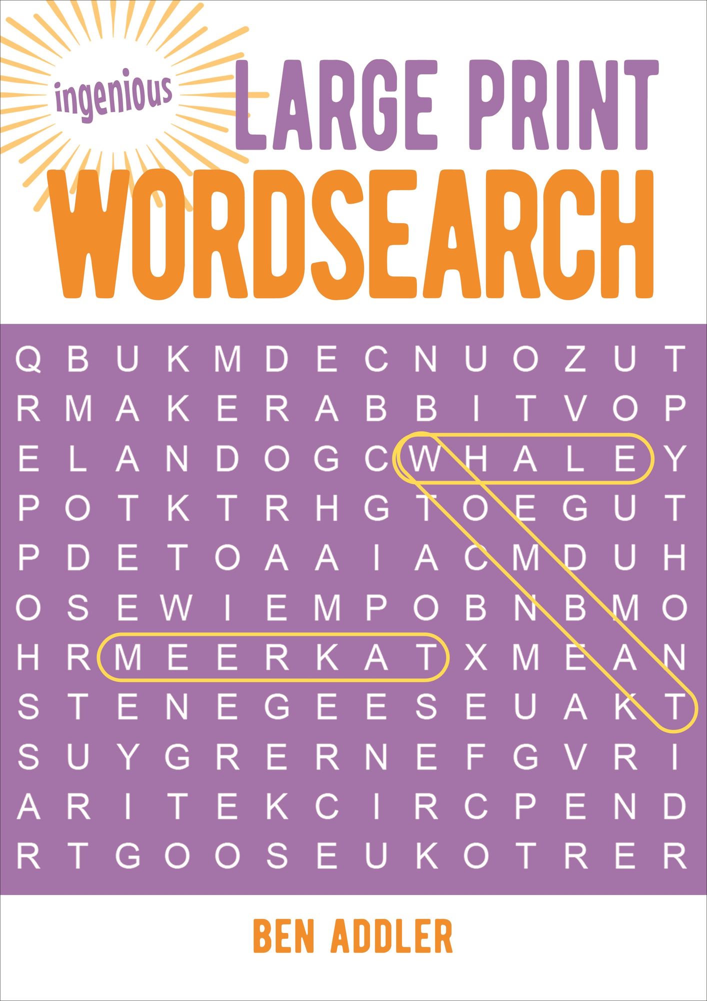 The Ingenious Easy-To-Read Book of Wordsearch