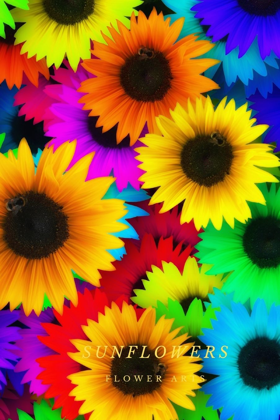 Sunflowers: Flower Journal Notebook (110 Pages, 6'' x 9'')