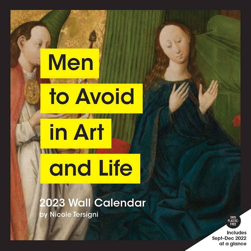 2023 Men To Avoid In Art And Life Wall Calendar
