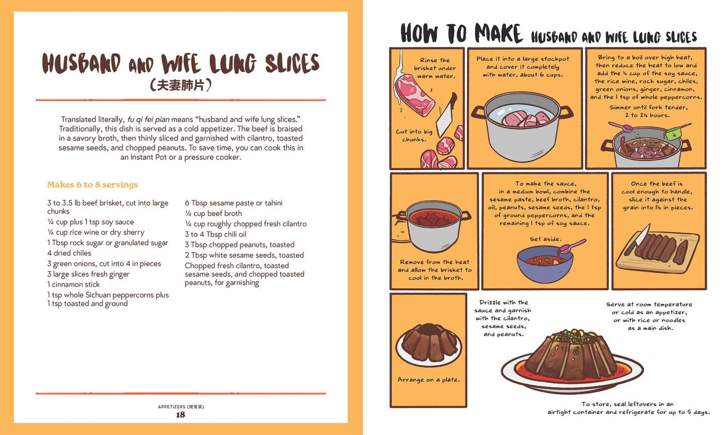 Buddha Jumps Over the Wall, and Other Curiously Named Classic Chinese Dishes: A Graphic Cookbook-26 Recipes & Stories