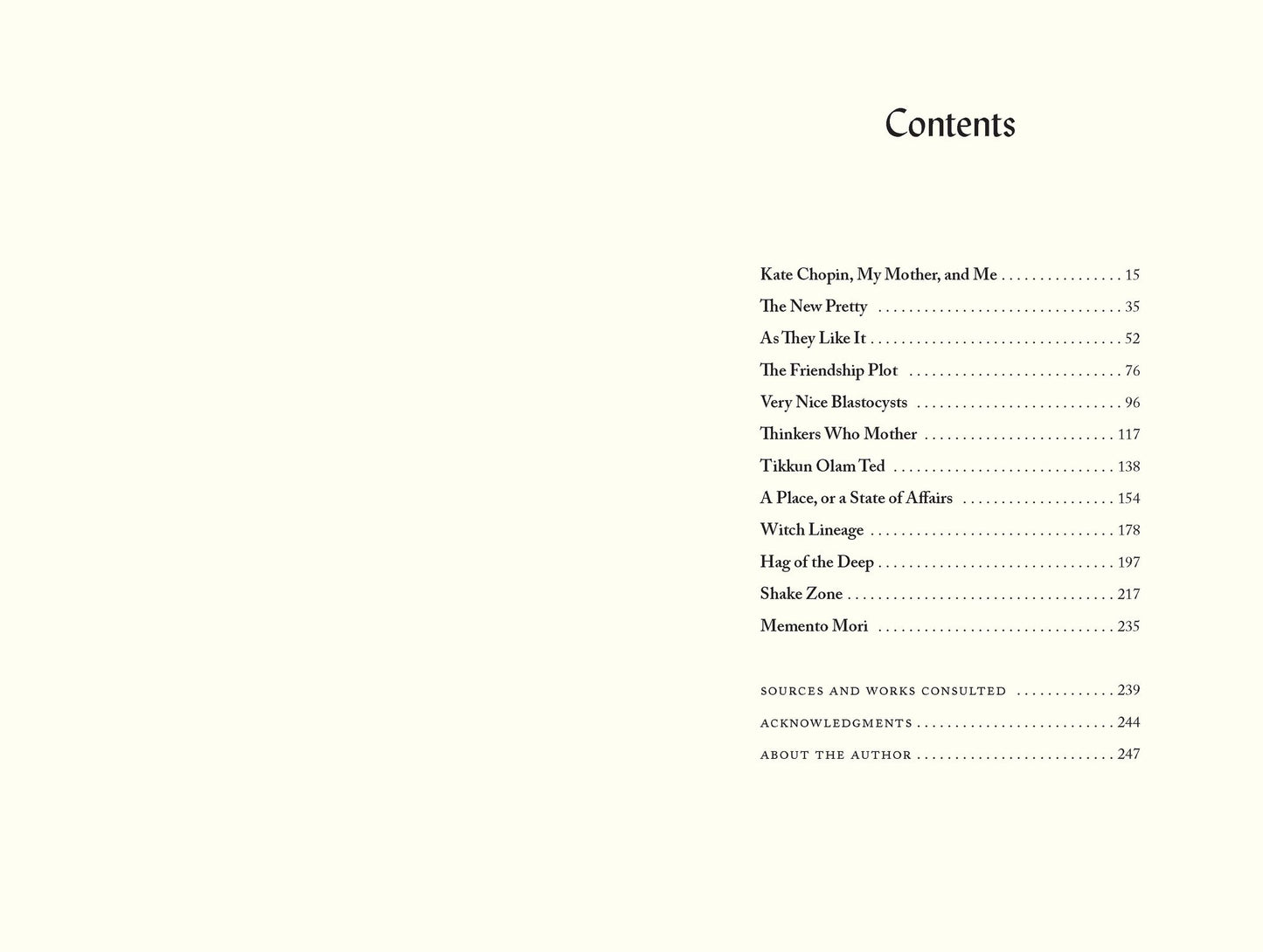 Mothers and Other Fictional Characters: A Memoir in Essays