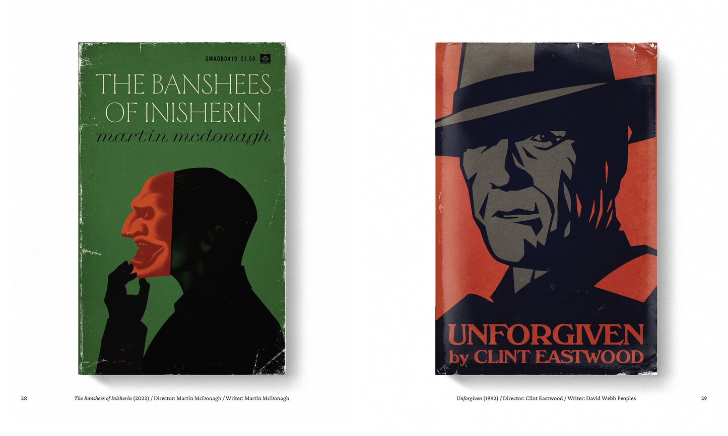 Good Movies as Old Books: Films Reimagined as Vintage Book Covers
