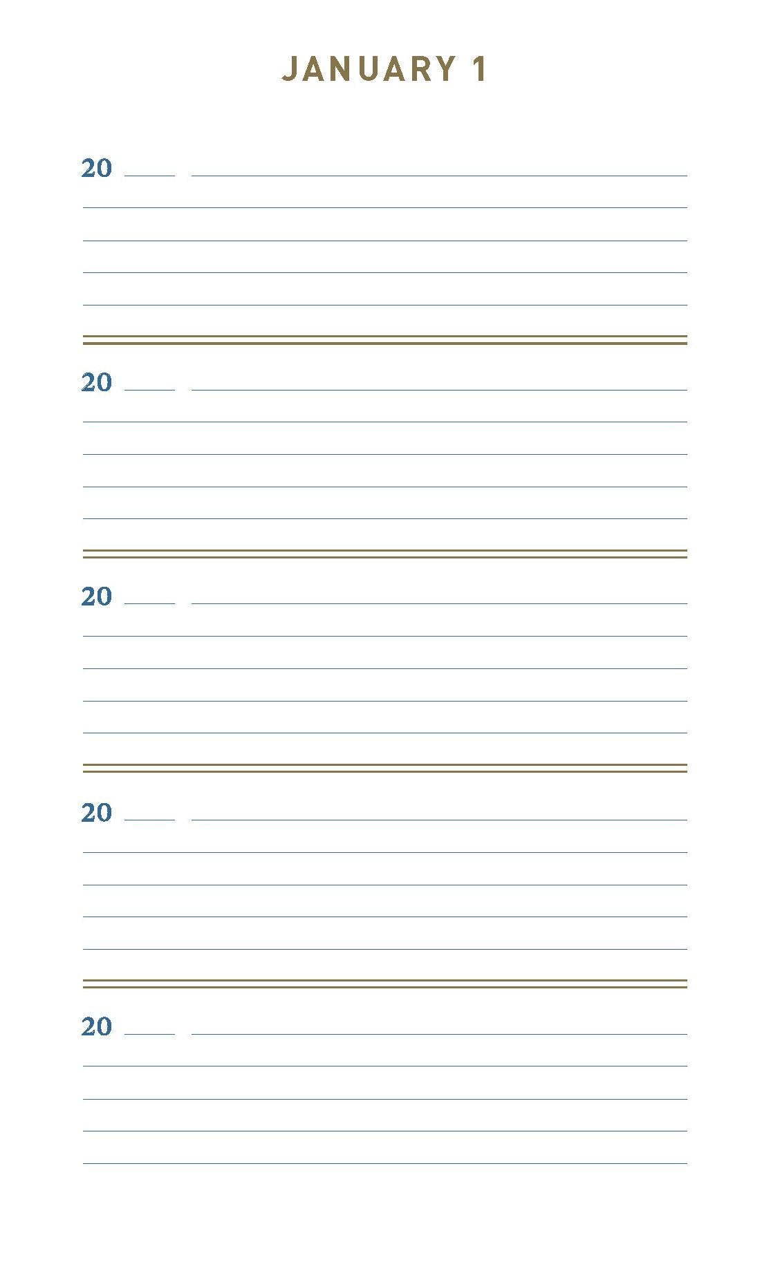 Denim One Line A Day: A Five-Year Memory Book