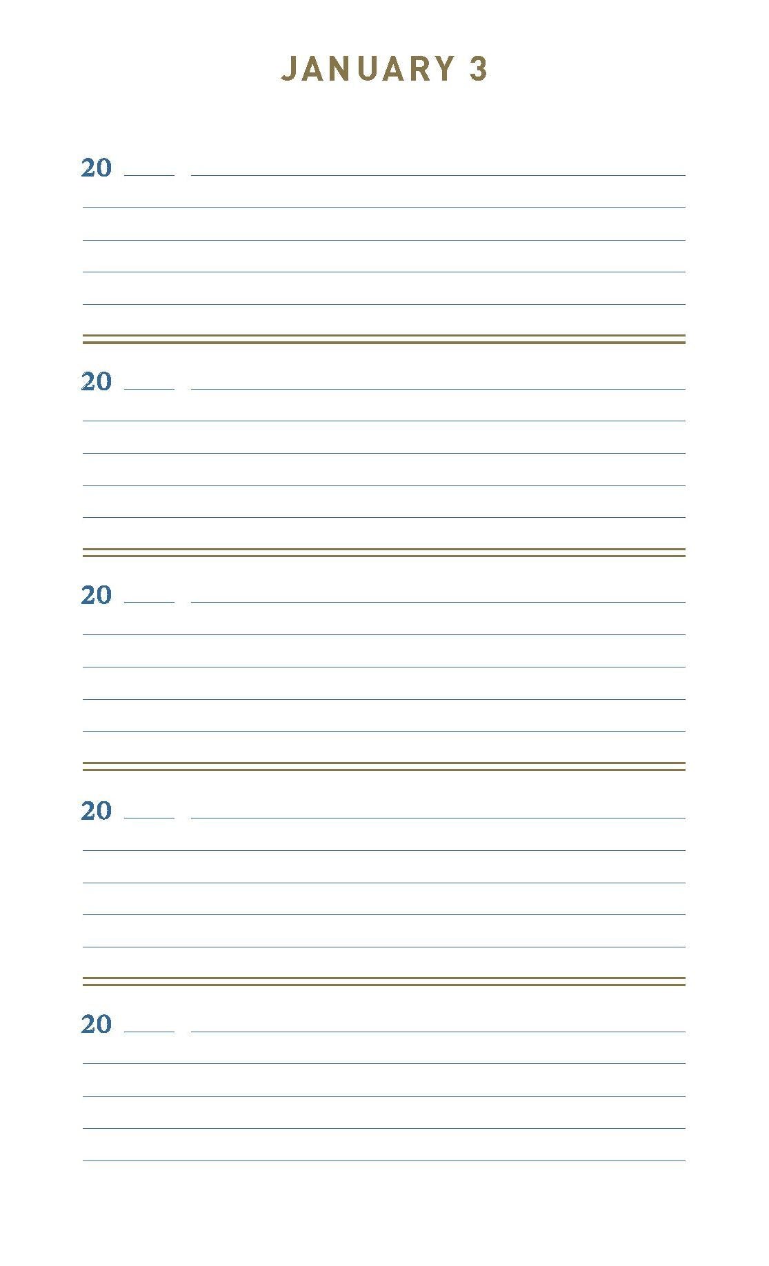 Denim One Line A Day: A Five-Year Memory Book