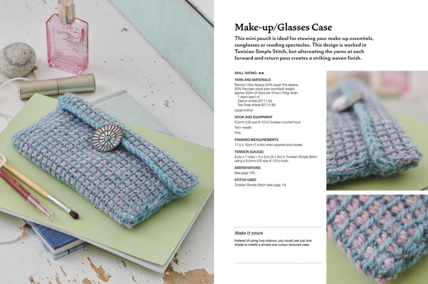 Tunisian Crochet for Beginners: 30 projects to make: Patterns for beautifully textured accessories, decorations, blankets, and more