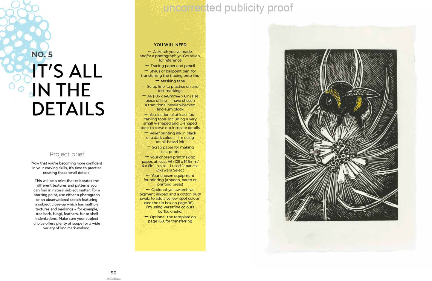 Nature Imprinted: A complete guide to lino printing, with 10 nature inspired designs
