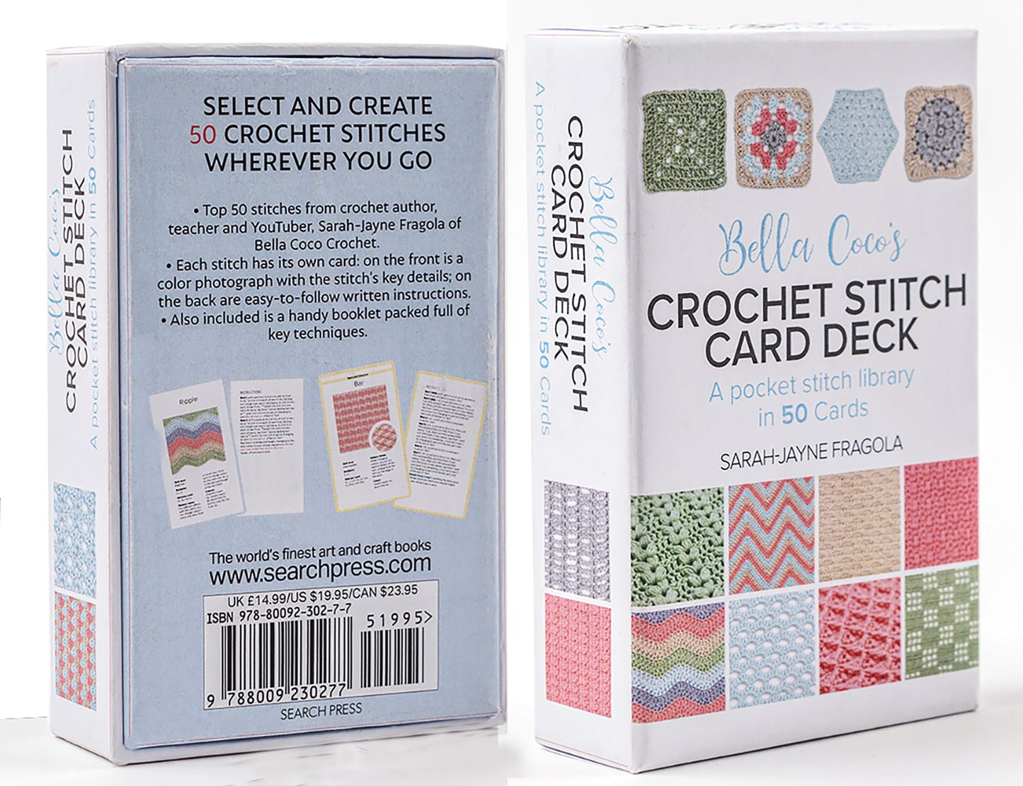 Bella Coco's Crochet Stitch Card Deck: A pocket stitch library in 52 cards