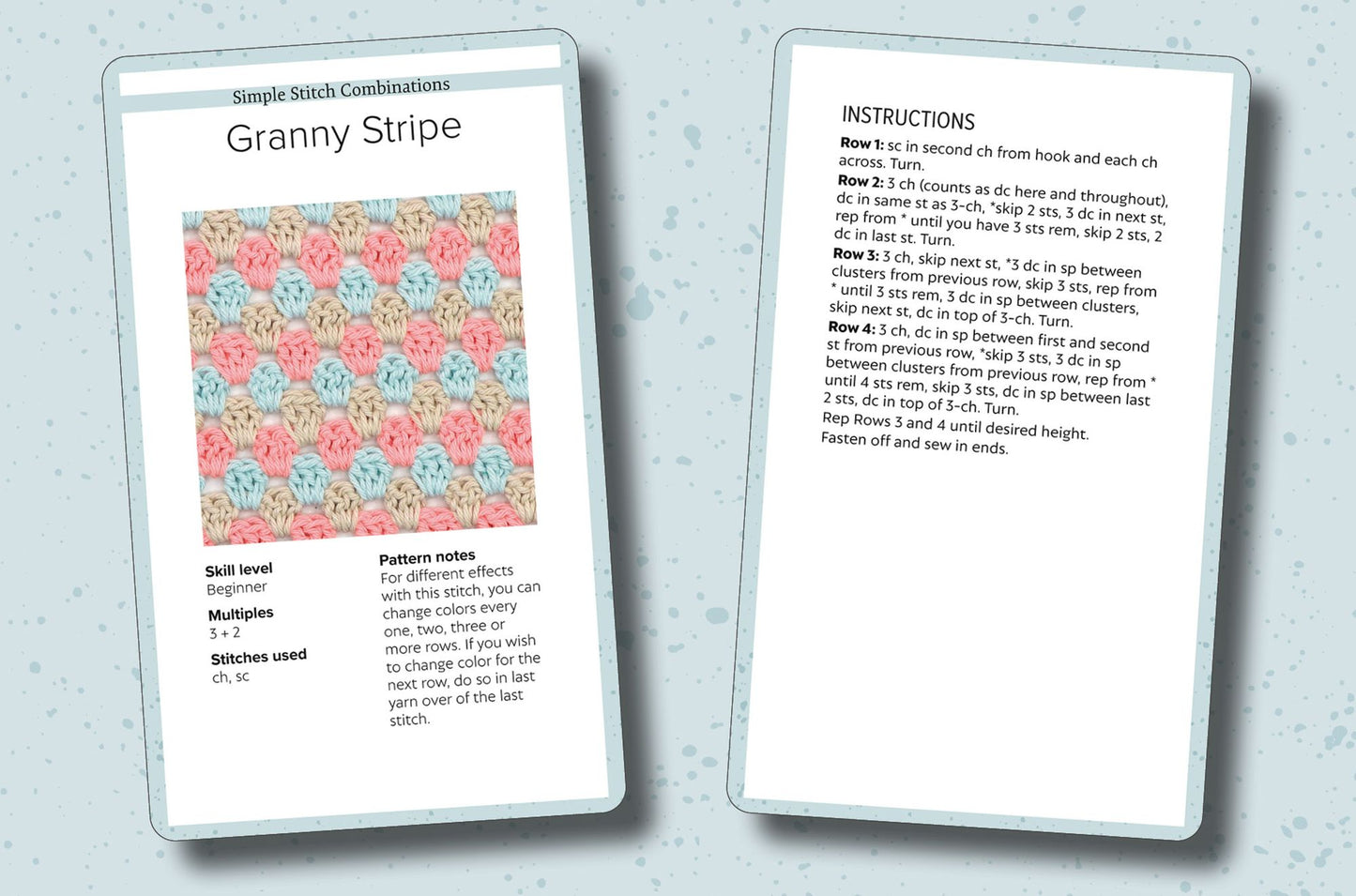 Bella Coco's Crochet Stitch Card Deck: A pocket stitch library in 52 cards
