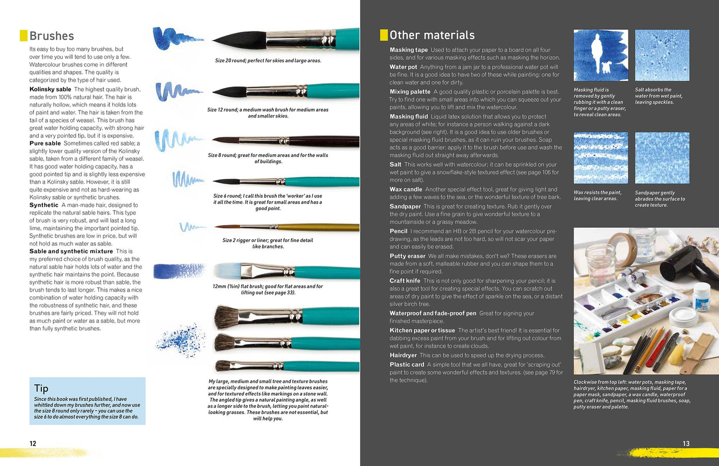 Watercolour for the Absolute Beginner - 10 year anniversary edition: New techniques, projects and inspiration with full-size outlines