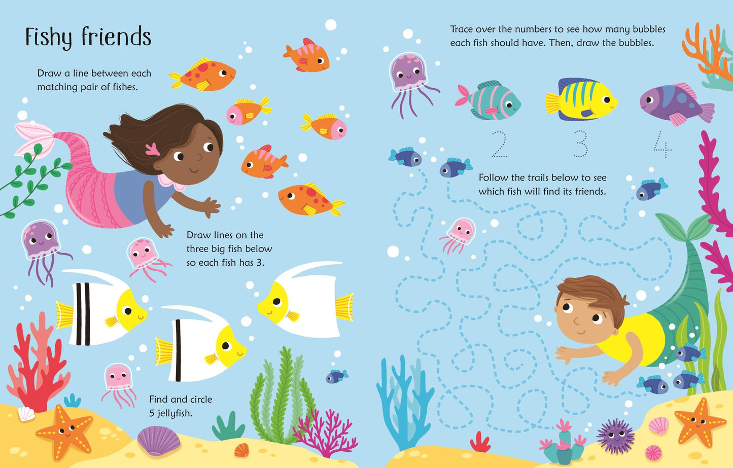 Wipe-Clean Mermaid Activities
