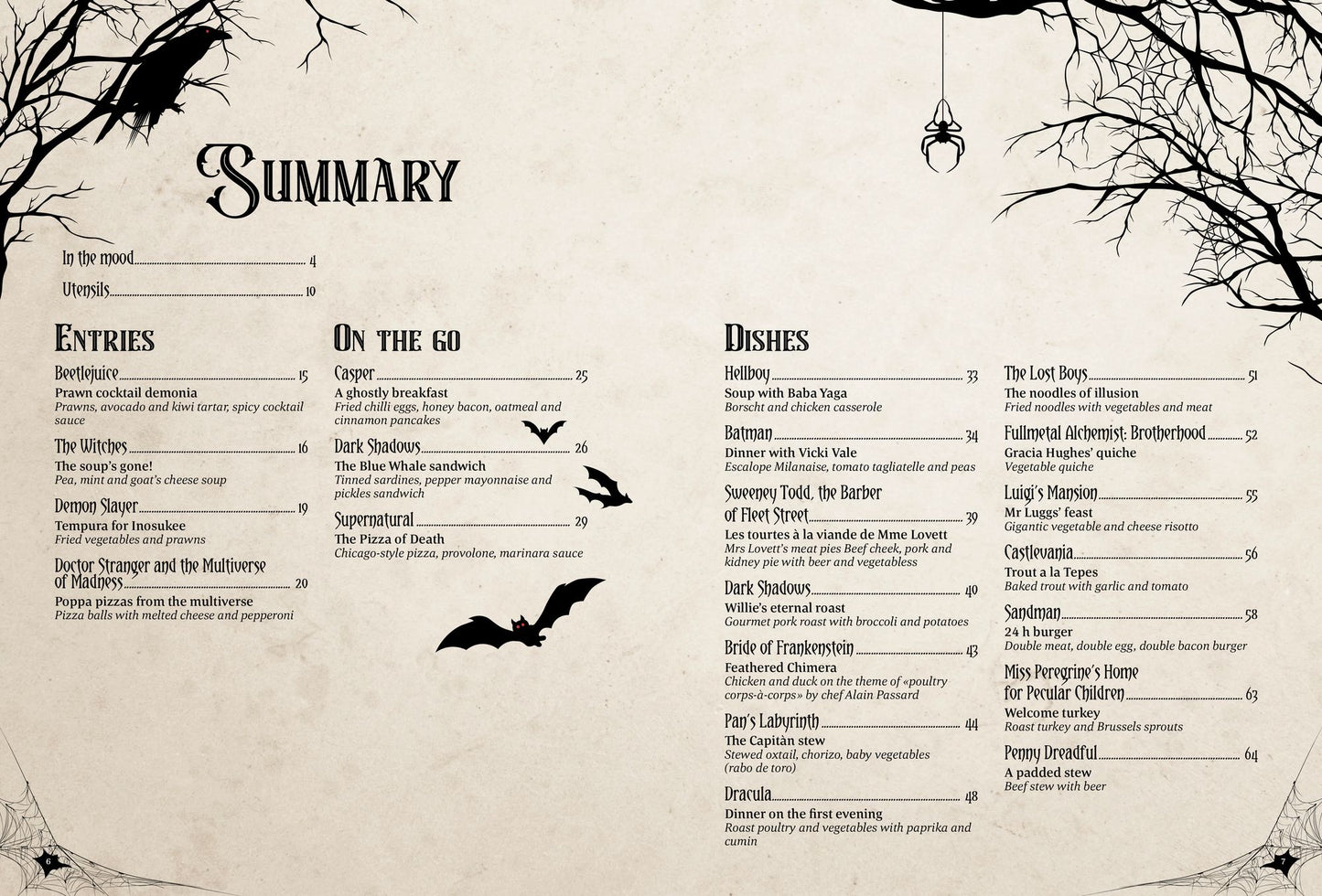 Gastronogeek Gothic Recipes