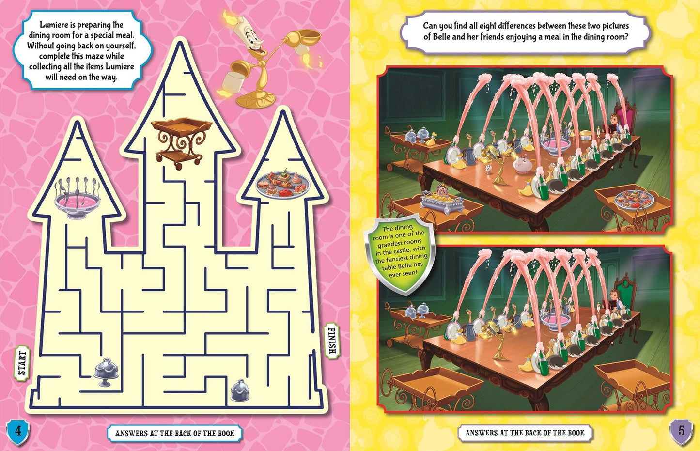 Disney Princess: Explore the Castles Activity Book: Explore 10 Disney Princess Homes with Over 500 Stickers