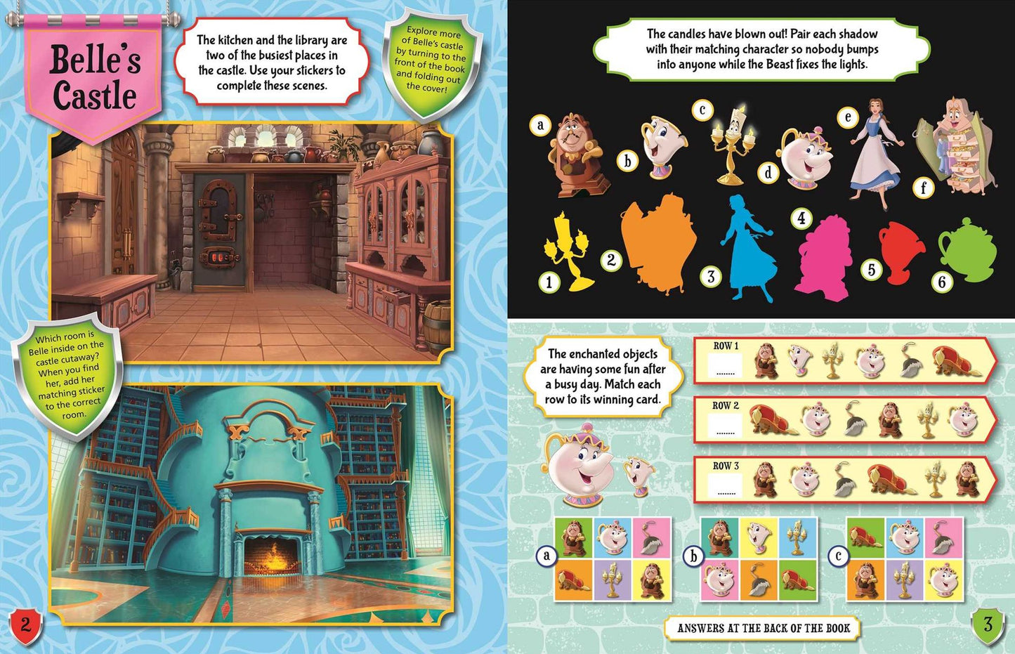 Disney Princess: Explore the Castles Activity Book: Explore 10 Disney Princess Homes with Over 500 Stickers