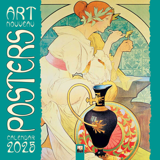 2025 Art Nouveau Posters Wall Calendar (Art Calendar)