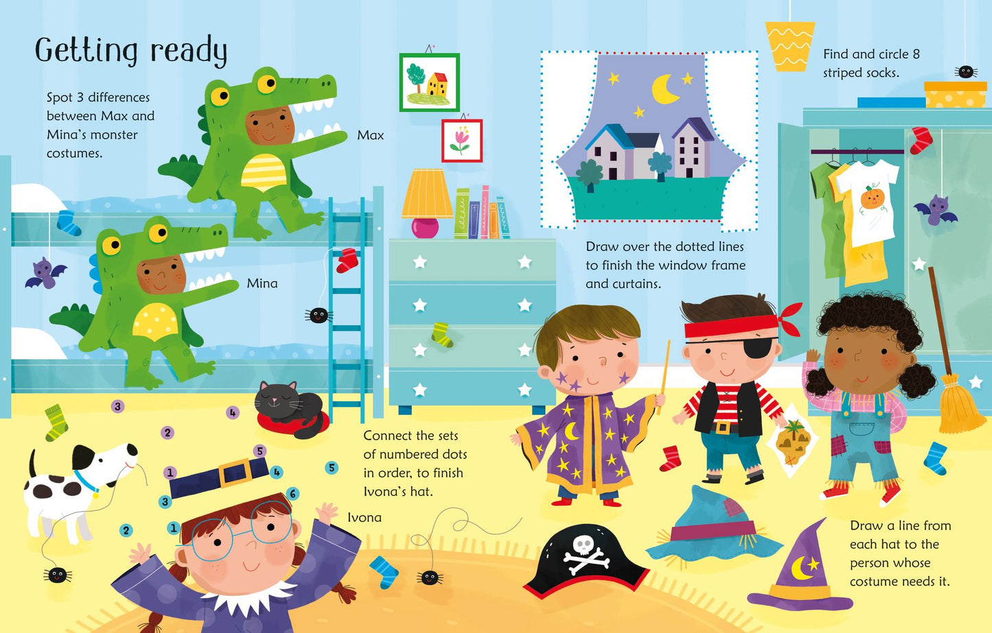 Wipe-Clean Halloween Activities: A Halloween Book for Children