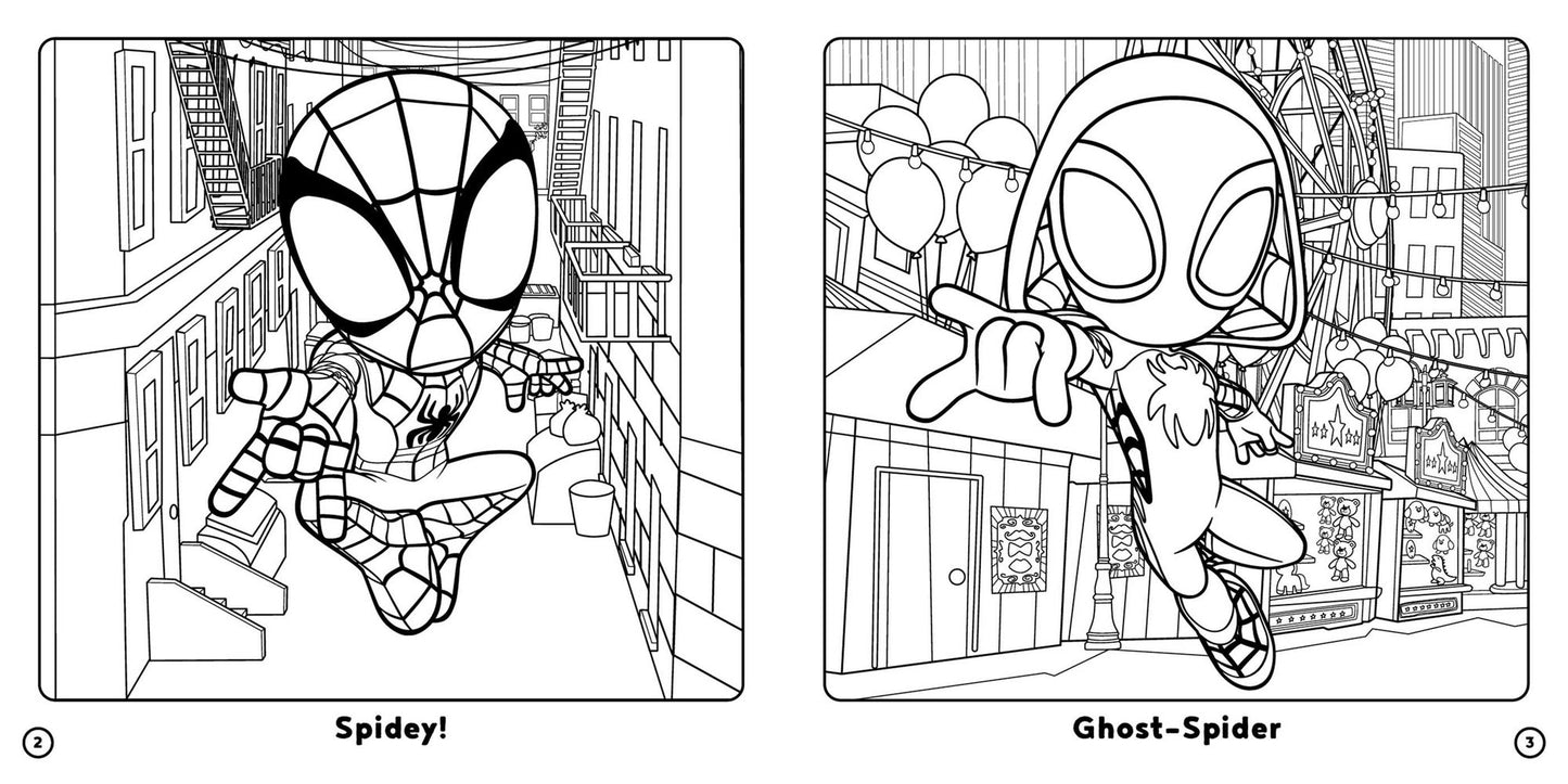 Marvel Spidey & His Amazing Friends: Advent Calendar Coloring & Activity Countdown - Open a Coloring or Activity Book Every Day Leading Up to Christmas