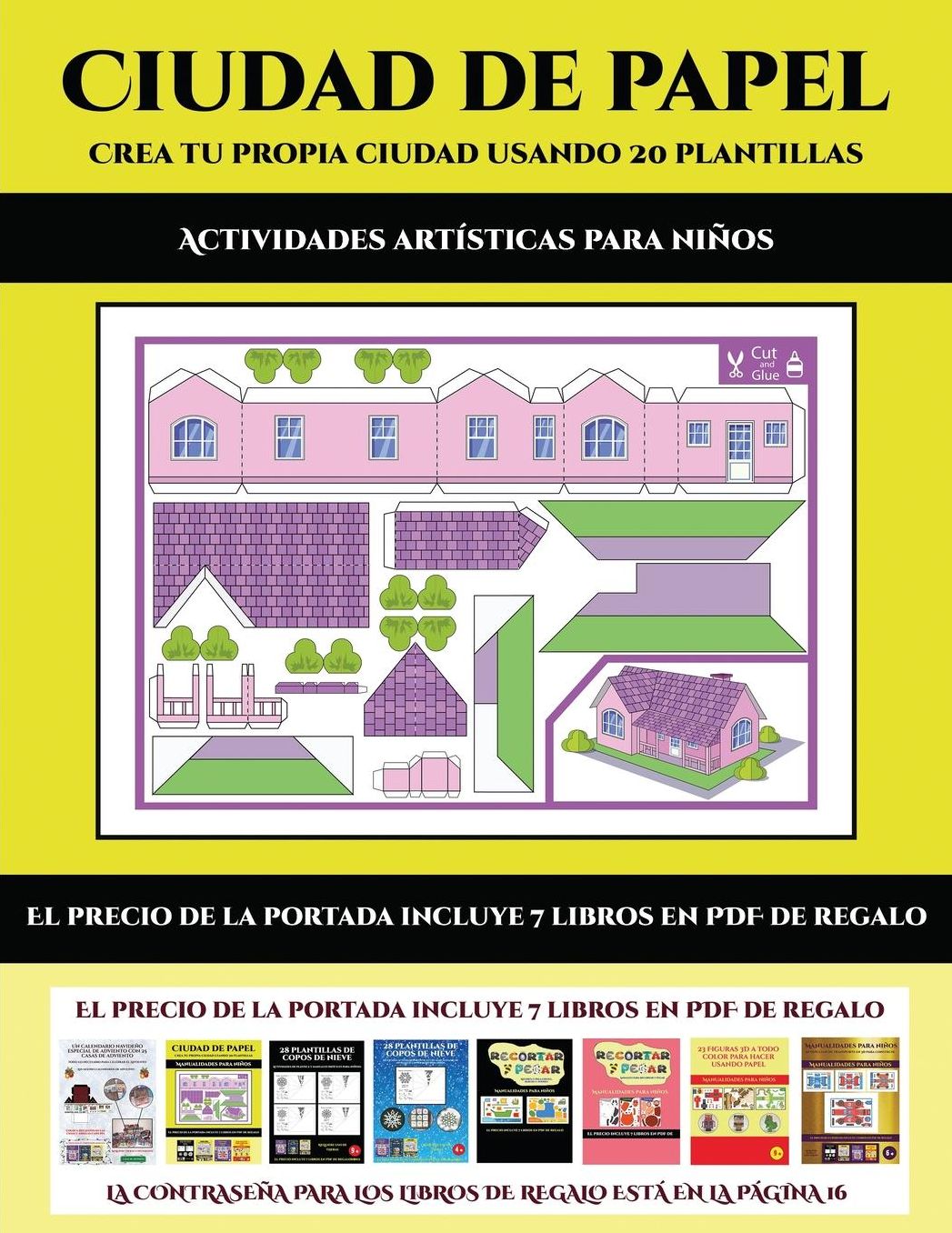 Actividades artï¿½sticas para niï¿½os (Ciudad de papel: Crea tu propia ciudad usando 20 plantillas): Un regalo genial para que los niï¿½os pasen horas de diversiï¿½n haciendo manualidades con papel.