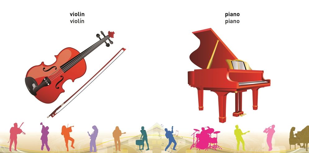 My First Bilingual Book-Music (English-Spanish)