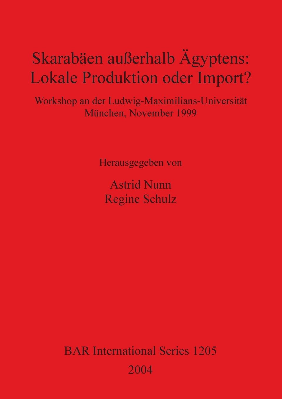 Skarabaen ausserhalb Agyptens: Lokale Produktion oder Import?