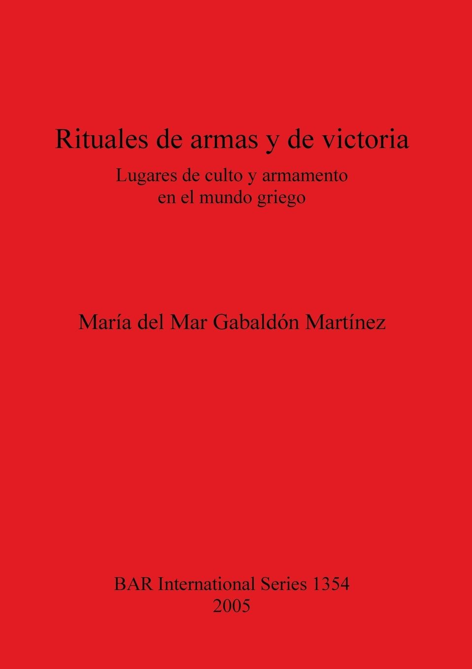 Rituales de armas BAR S1354