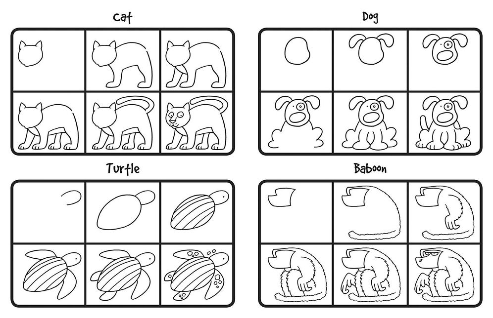 How to Draw 101 Animals