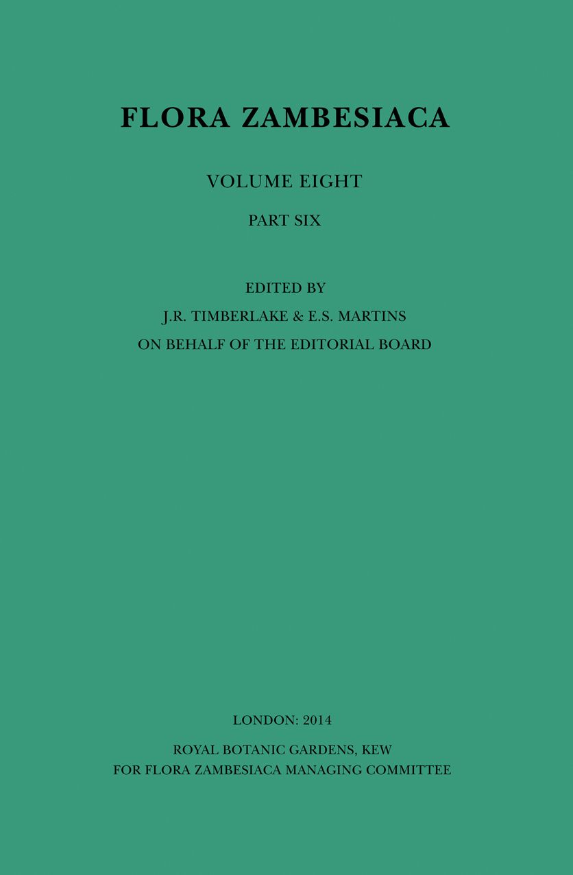 Flora Zambesiaca: Volume 8, Part 6: Acanthaceae: Barleria to Hypoestes