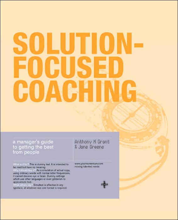 Solution Focused Coaching