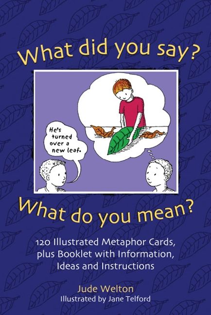 What Did You Say? What Do You Mean?: 120 Illustrated Metaphor Cards, Plus Booklet with Information, Ideas and Instructions