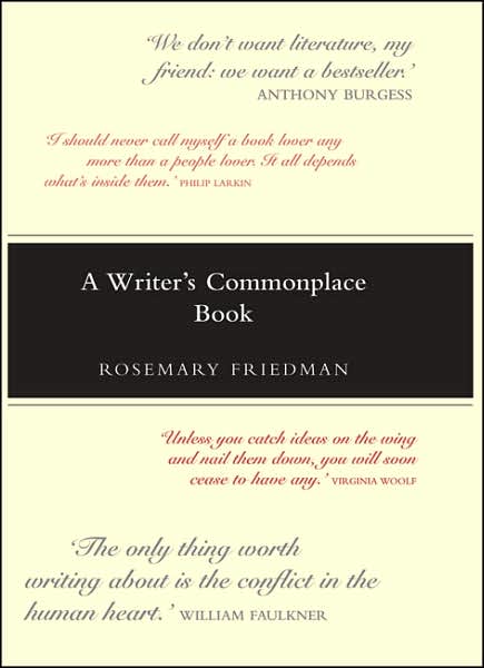 A Writer's Commonplace Book