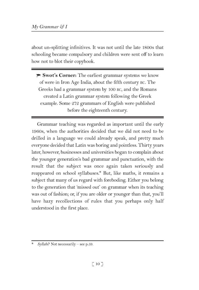 My Grammar and I (Or Should That Be 'Me'?): Old-School Ways to Sharpen Your English
