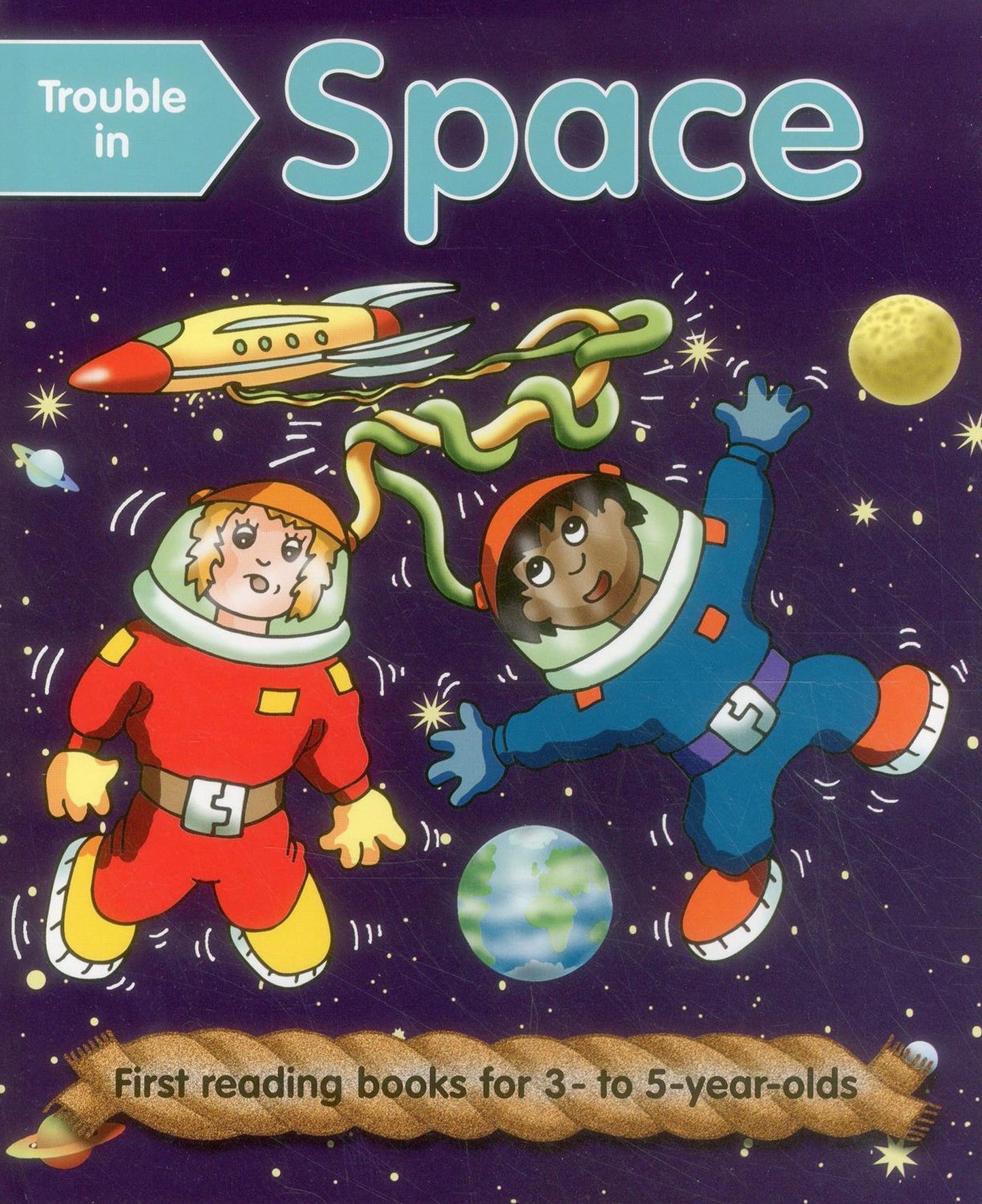 Trouble In Space: First Reading Books For 3-5 Year Olds