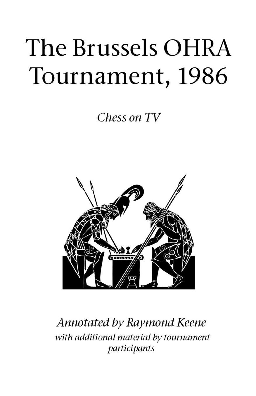 Brussels Ohra Tournament, 1986