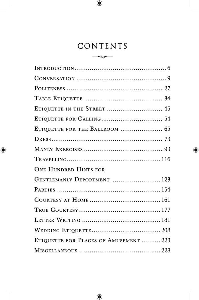 The Gentleman's Book of Etiquette and Manual of Politeness