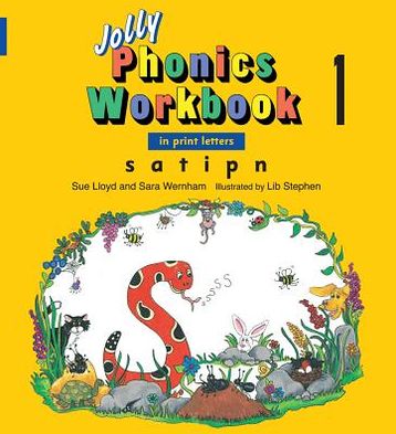 Jolly Phonics Workbook 1 (US Print Letters): S,a,t,i,p,n