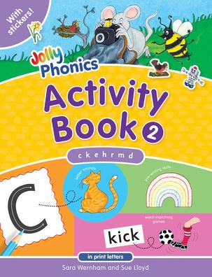 Jolly Phonics Activity Book 2 (in Print Letters)