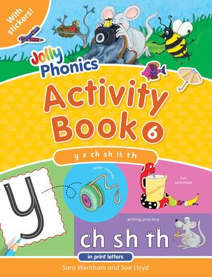 Jolly Phonics Activity Book 6 (in Print Letters)