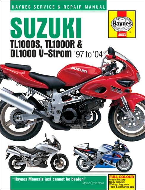 Suzuki TL1000S, TL1000R & DL1000 V-Strom '97 to ¿04