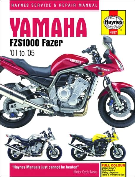 Yamaha FZS1000 Fazer '01 to '05