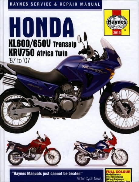 Honda XL600/650V Transalp & XRV750 Africa Twin '87 to '07