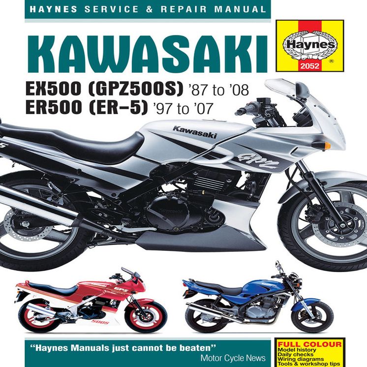 Kawasaki EX500 '87 to '08 ER500 '97 to '07