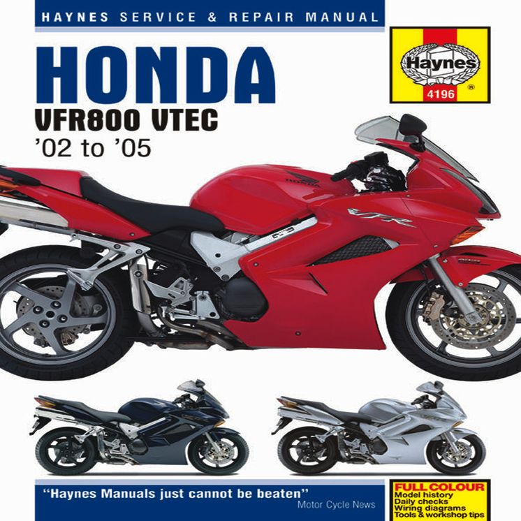 Honda VFR800 VTEC Superbike: 2002 thru 2009
